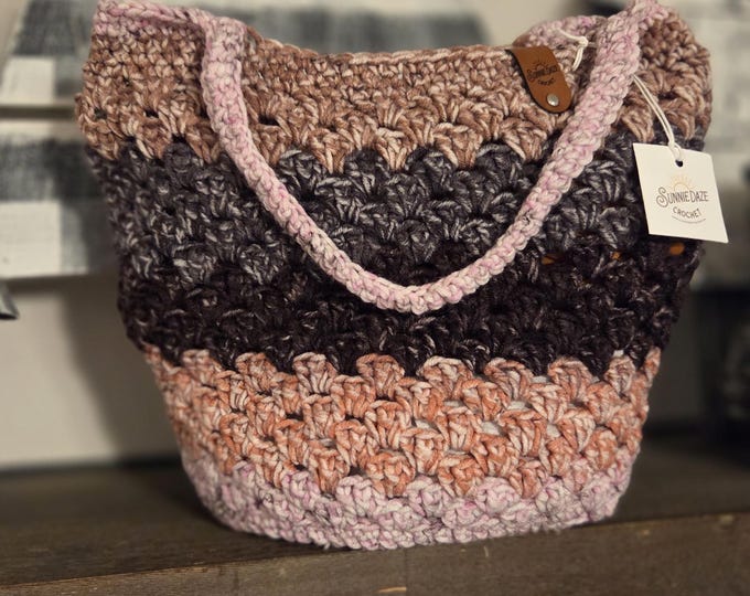 Neutral Ombre Crochet Bag