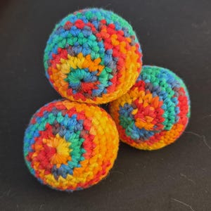 PATTERN ONLY - Hacky Sack Crochet Pattern