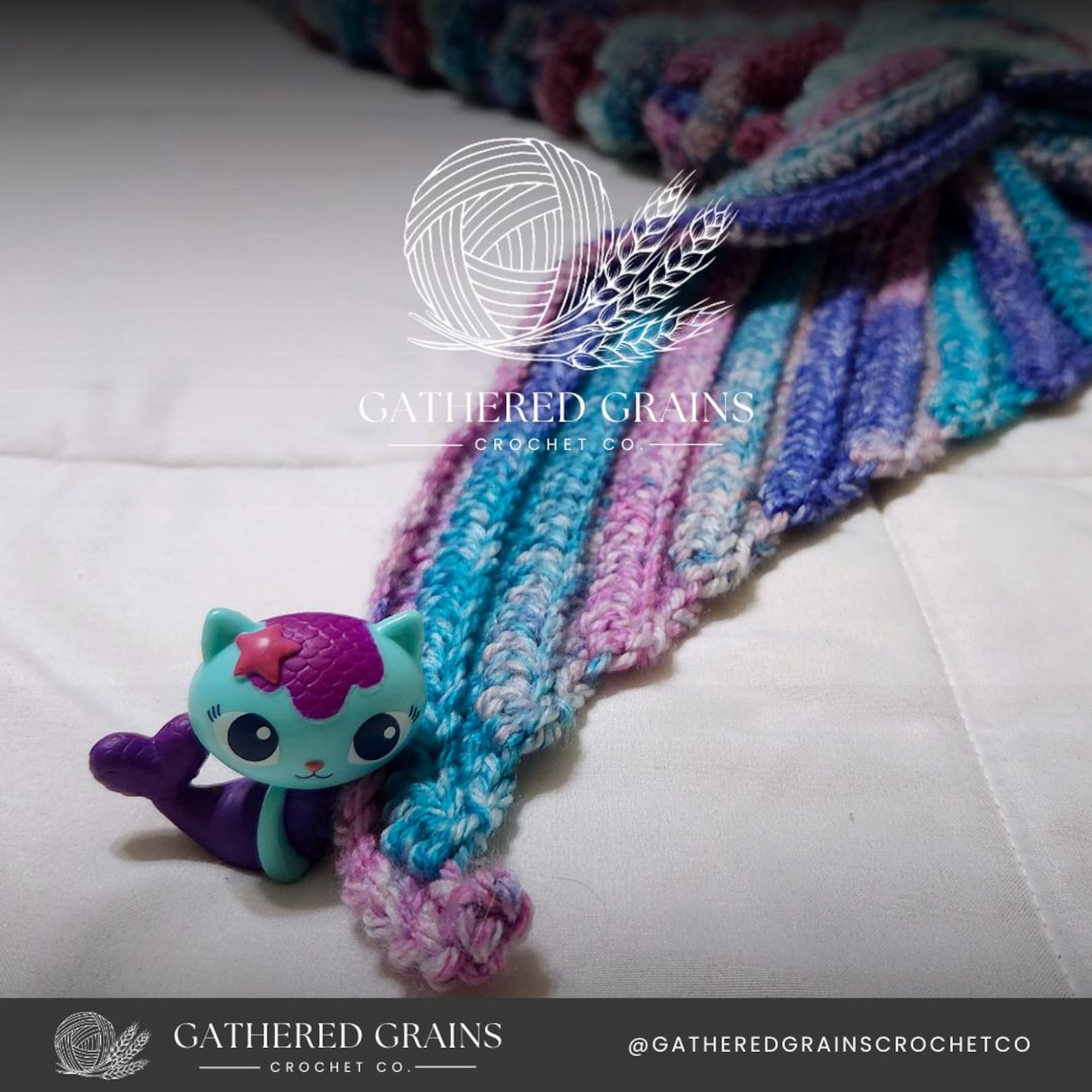 Magical Mermaid Tail Snuggle Sack Crochet Pattern PDF – Beginner ...