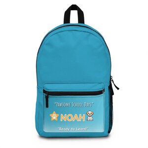 Mochila infantil personalizada: mochila escolar personalizada, diseño divertido