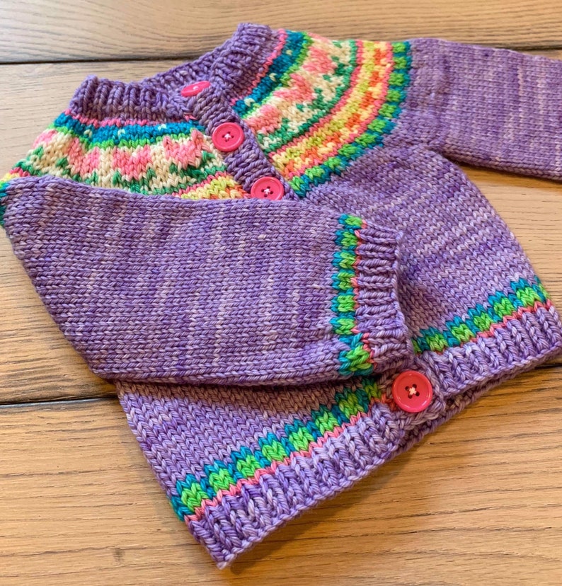 Hand Knit Cardigans Baby Girl Toddler Girl Knits Flowers Etsy UK