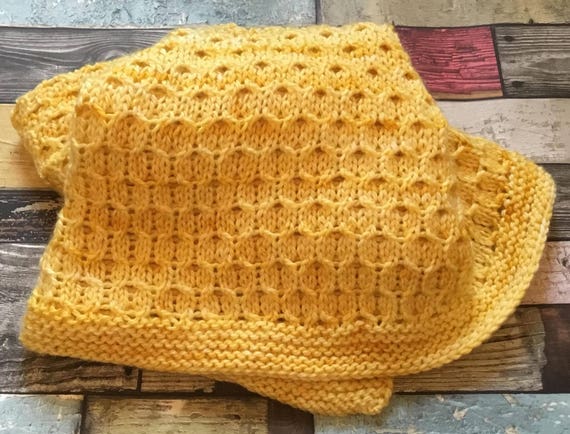 honeycomb baby blanket