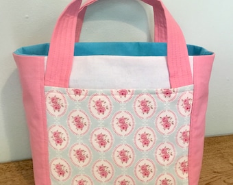Knitting, sock, bag, sierra tote, fabric bag, tote bag, yarn bag