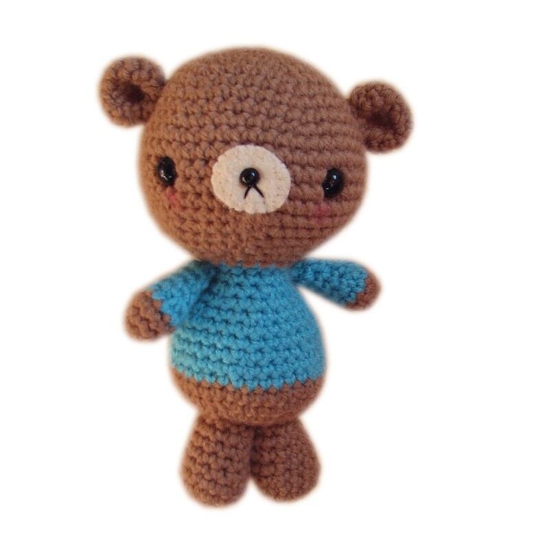 PDF Crochet Pattern, Adorable Amigurumi Teddy Bear Pattern, Sell what you Make image 2
