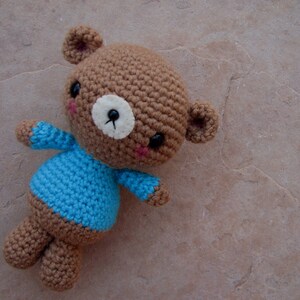 PDF Crochet Pattern, Adorable Amigurumi Teddy Bear Pattern, Sell what you Make image 1