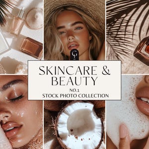 Luxuriöse Hautpflege Stock Fotos | Ästhetik, Hautpflege & Beauty Stock Bilder | Kosmetikerin AI Fotos Bundle | Schönheit AI Bilder Frauen