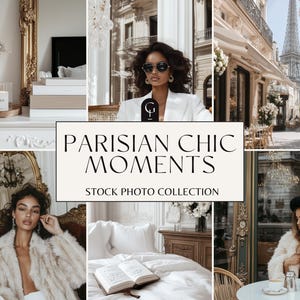 Aesthetics Photo Collection with Parisian Vibe | Faceless Photos  | AI Photos Bundle | AI Beauty Images | Aesthetic Faceless Marketing