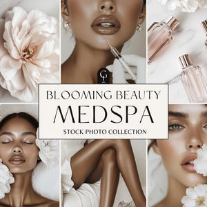 Medspa Aesthetics Photo Collection | AI Image Collection | Filler Stock Photos | AI Beauty Images | Aesthetics Instagram AI Photos Bundle