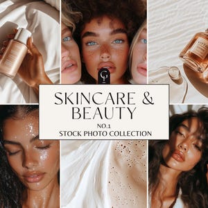 Hautpflege Stock Fotos | Ästhetische Hautpflege & Schönheit Bilder Kosmetikerin Business AI Fotos Bundle Beauty AI Bilder Frauen Beauty Bilder