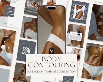 210 Body Contouring Instagram Post Template | Body Sculpting Template Social Media | Body Sculpt Post | Bodysculpting | Aesthetic Medspa