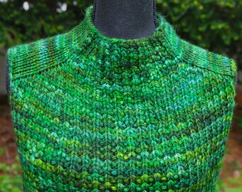 Hand Knit Wool Vest