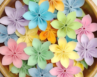 Candy Candy - Origami Folding Flowers - 100 pcs + Free shipping
