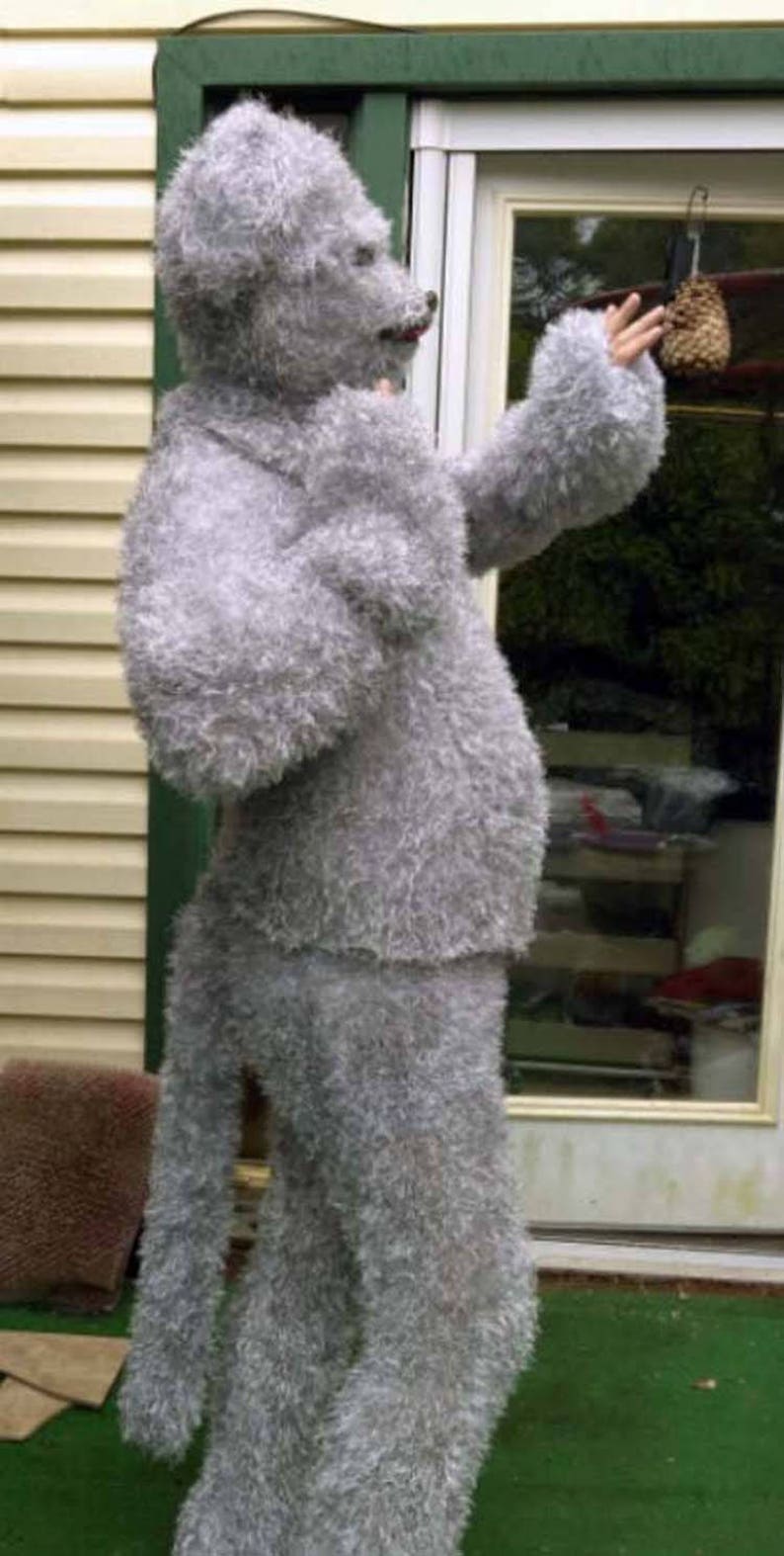 Silver Magic Fuzzy Pants Satyr Pan Faun Furry Stretchy Animal Etsy