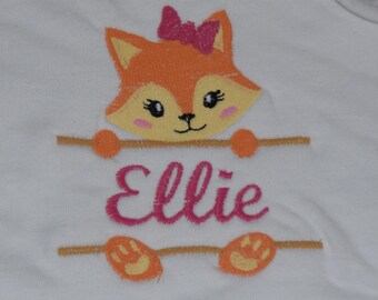 Custom Embroidered Baby Bib- White