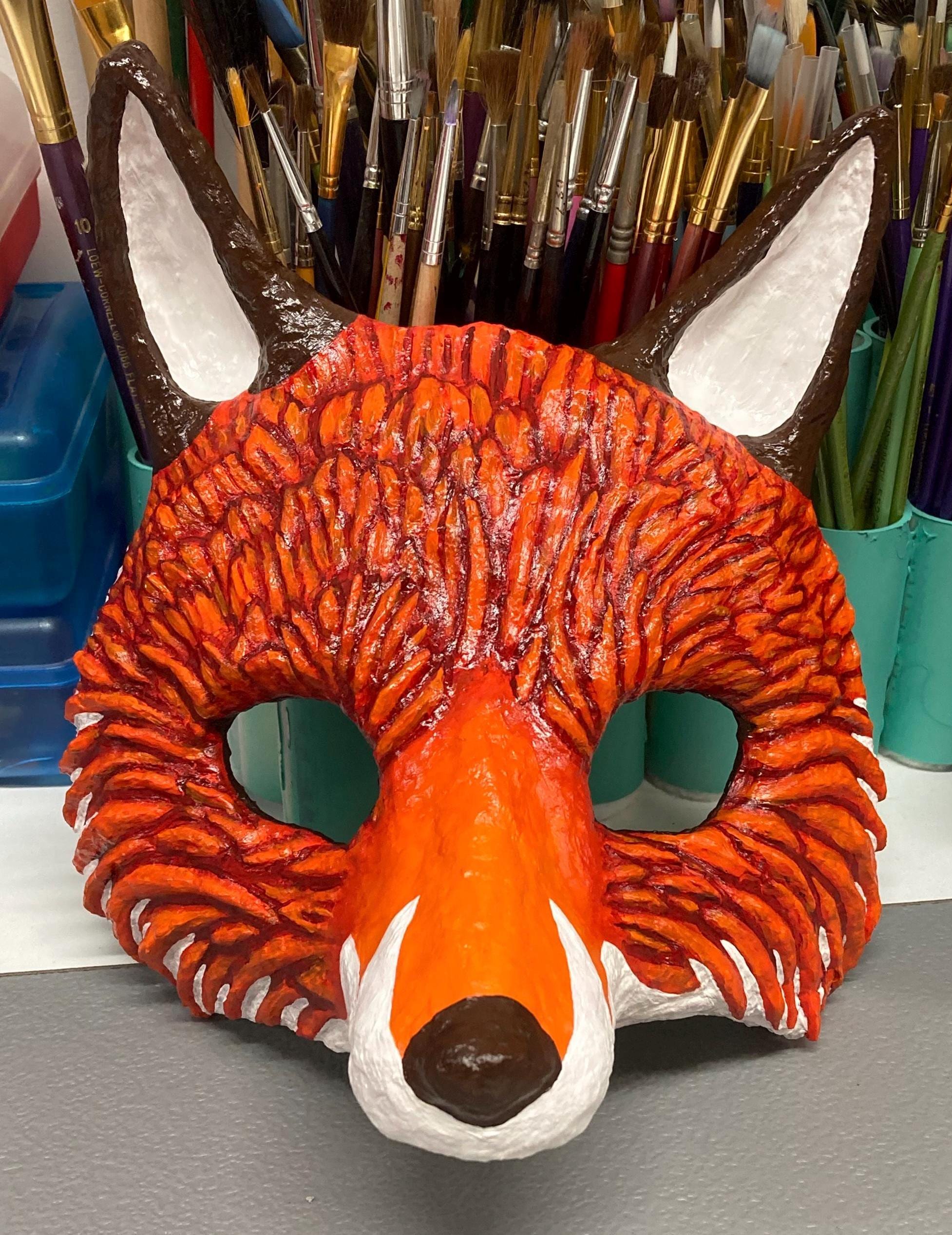 Papermache Fox Mask