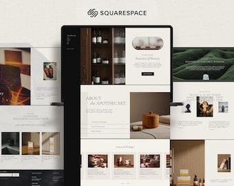 Modelo Squarespace para Spa Holístico | Site para Spa Diurno, Acupuntura e Bem-Estar