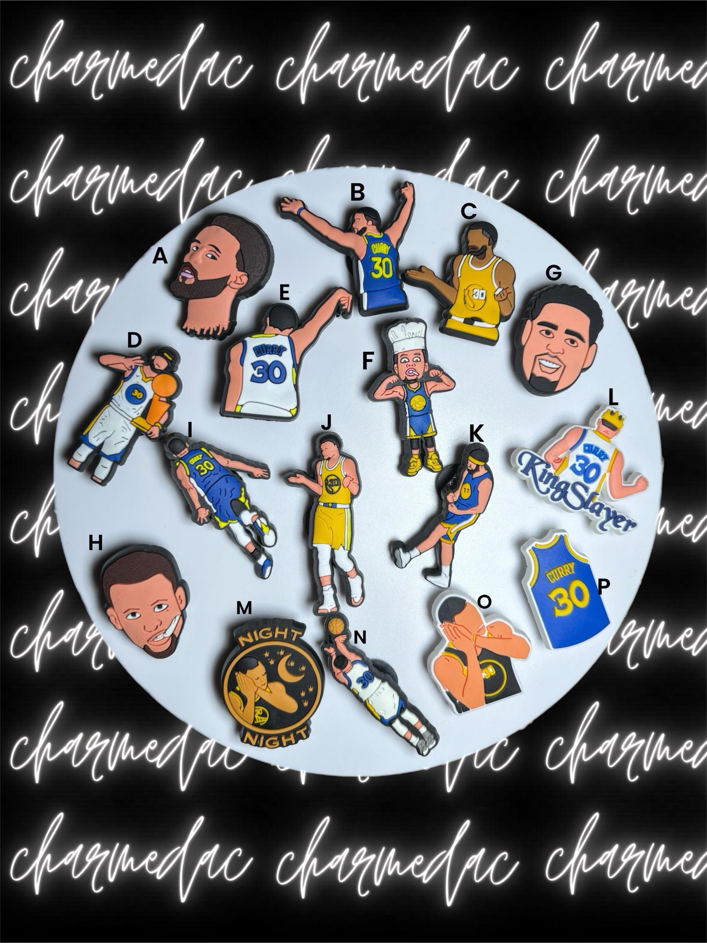 Golden State Warriors Croc Charm