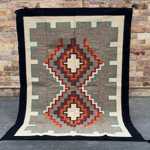 5x7 ft-Handwoven Wool Kilim Area Rug, Boho Flatweave Rug, Scandinavian Dhurrie Rug, Traditional Neutral Vintage Outdoor Bedside Office Rug