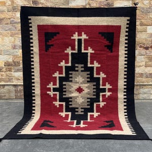5x7 ft-Handwoven Wool Kilim Area Rug, Boho Flatweave Rug, Scandinavian Dhurrie Rug, Traditional Neutral Vintage Outdoor Bedside Office Rug