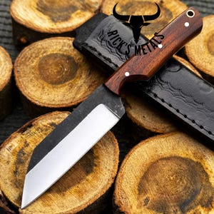 Handmade VIKING SEAX KNIFE, Hunting Knives, Camping Knives, Seax Knives, Viking Knives, Easy To Carry Knives with Sheath, Gift for Husband