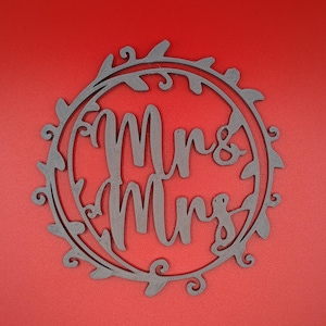 Mr. & Mrs. Logo - Moderne und elegante Hochzeitsdekoration für Feiern, Tischdeko, Personalisiert, Hochzeitsaccessoires | Wedding, decoration