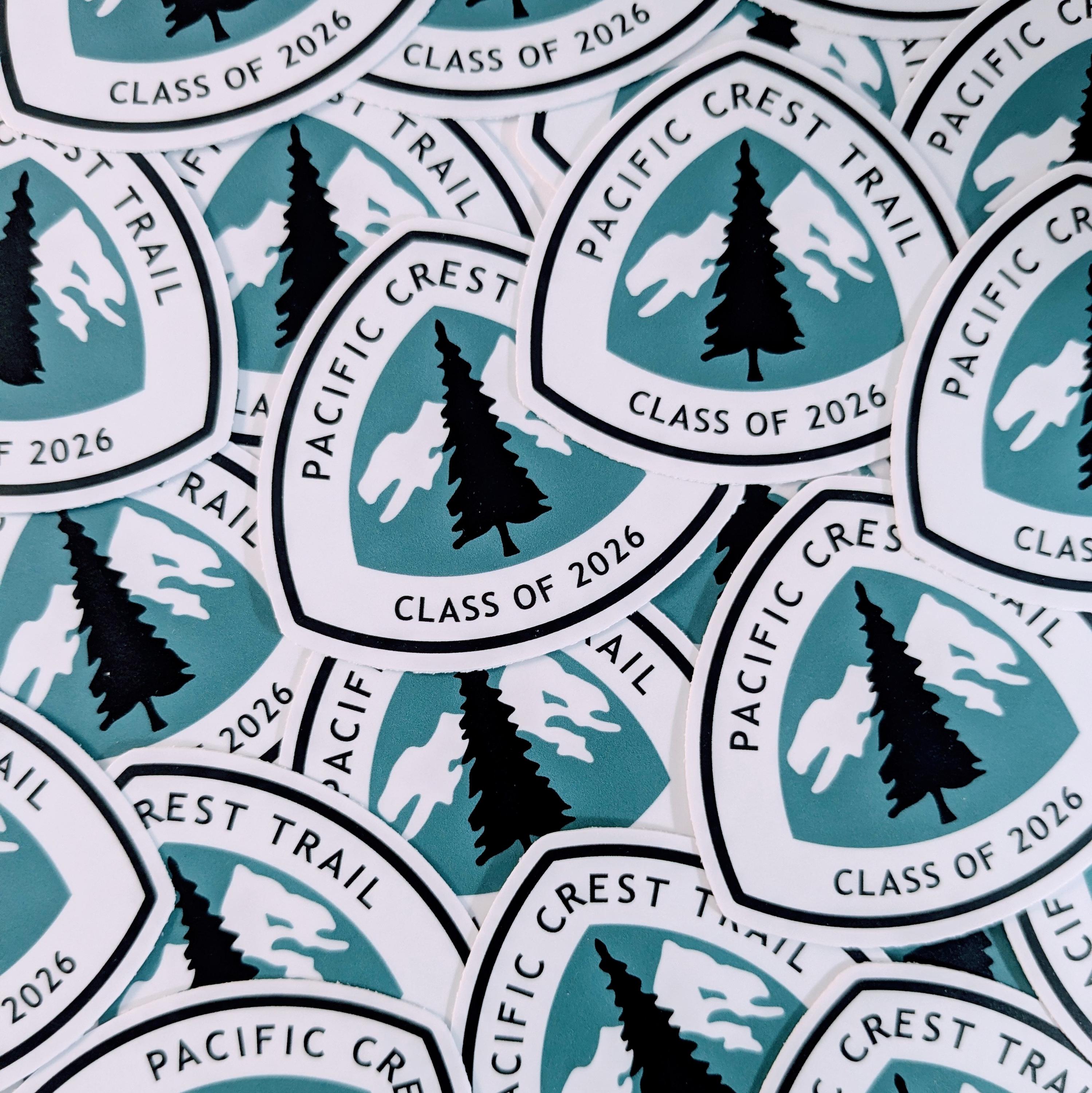 Pct Sticker Pacific Crest Trail Sticker: PCT Sticker, Class of 2026 2025, PCT Vinyl ...