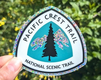 Autocollant Ovale Pacific Crest Trail PCT - 4,5 X 2,8 Cm - Neuf