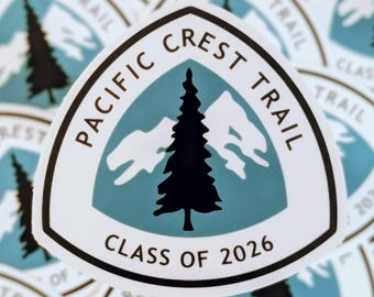 Pacific Crest Trail Sticker: PCT Sticker, Class of 2026 2025, PCT Vinyl Decal