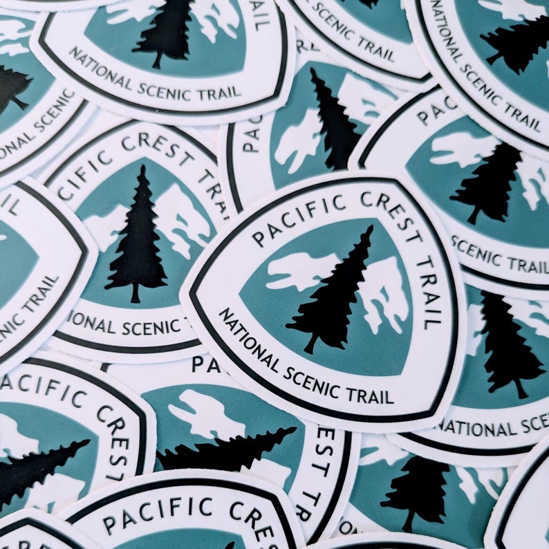 Pct Sticker Pacific Crest Trail Sticker: PCT Sticker, Pacific Crest Trail Vinyl ...