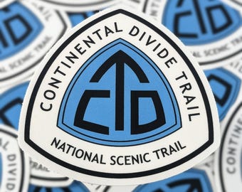 Continental Divide Trail Sticker; CDT National Scenic Trail NST; Thru Hiker Gift