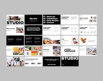 Modello Canva per agenzia Deck