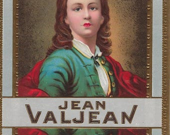 CANT. 2 - Etiquetas vintage para interior y exterior de cajas de puros, década de 1920 - Jean Valjean