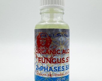 Toenail Nail Fungus 100% Organic Naturally fast-acting Alchemy formula Nail FungStop 2-Phases Serum