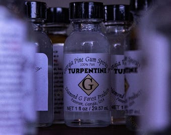 100% pura gomma spirito di trementina balsamo di trementina olio di trementina originale Diamond G Forest - 2 pezzi