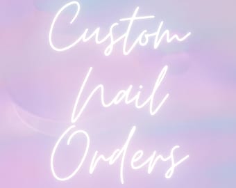 Custom Press On Nails Personalized | Reusable Glue On Nails | Custom Nail Set | Handmade Acrylic Press Ons | Everyday Wear Nails