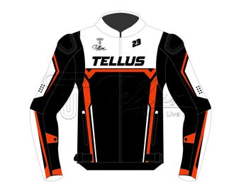 Handgefertigte Leder Motorradjacke für Herren: Slim Fit Motorradjacke