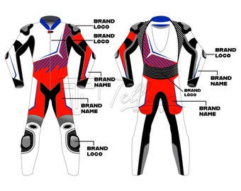 Handmade Cowhide Leather Motorbike Racing Suit: CE-Approved Protection