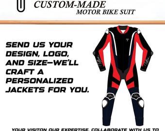 Handmade Leather Motorbike Racing Suit: CE-Certified Protection