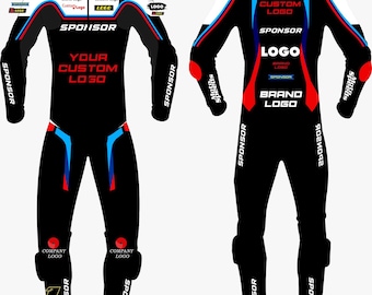 Handmade Cowhide Leather Motorcycle Race Suit: Custom Biker Gear