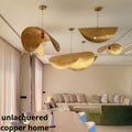 Amazing Moroccan Brass Pendant Light,Moroccan Hanging Lamp,Ceiling Light,Modern Lotus Pendant Light–Gold Leaf Hammered Brass Ceiling Fixture