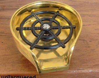 Enjuagacristales de latón sin lacar: fregadero de cocina lavavajillas