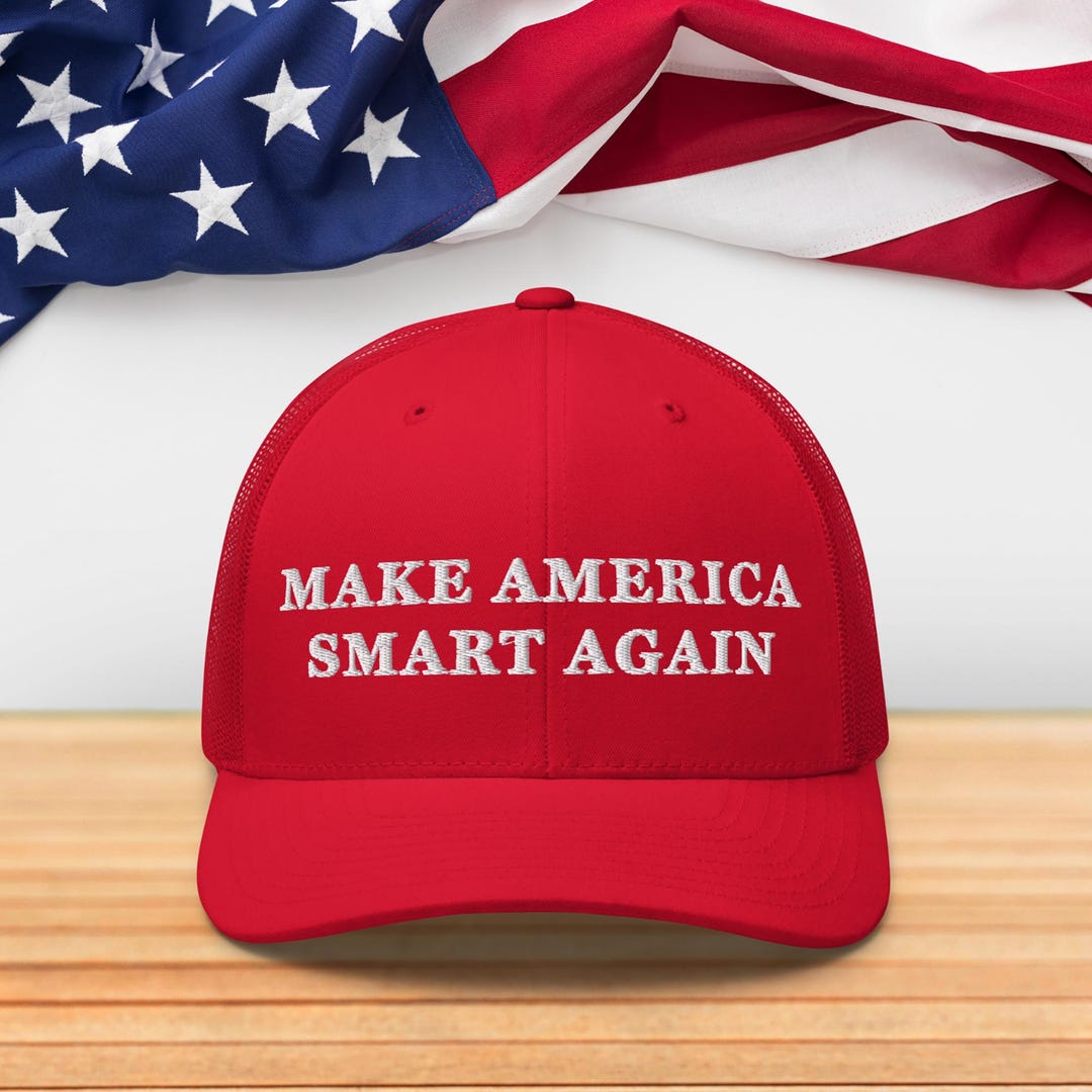 Make America Smart Again Hat, Funny Anti-maga Cap, FDT, Great Anti ...