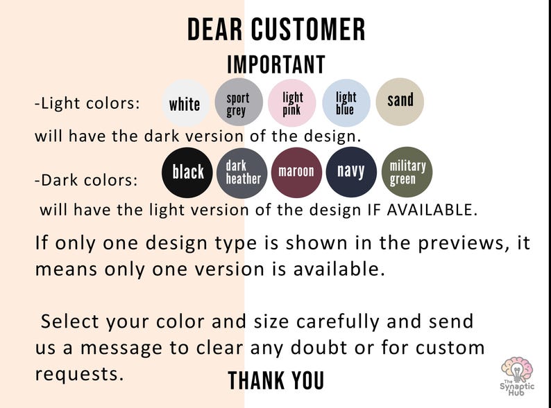Puede incluir: Gr&aacute;fico con el texto &laquo;&nbsp;Estimado cliente IMPORTANTE&nbsp;&raquo; y opciones de color: blanco, gris deportivo, rosa claro, azul claro, arena, negro, gris oscuro, granate, azul marino y verde militar. El texto explica las variaciones de color y dise&ntilde;o.