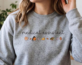 Medical Assistant Autumn Theme Sweatshirt, CMA Shirt for Fall, Med Assistant TShirt, Certified Medical Assistant T shirt, Halloween gift