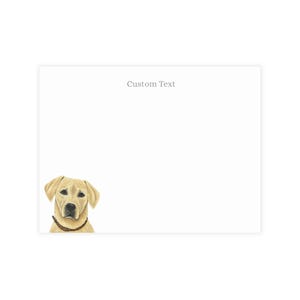 Yellow Lab Note Card gift for Dog lover Thank You Cards, yellow labrador Custom Dog Note Card gifts for dog owner
