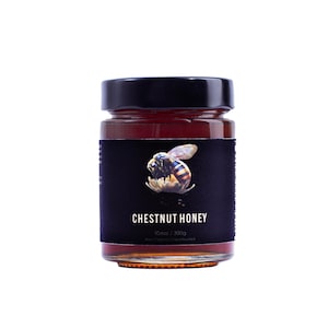 Organic and Raw Mountain Chestnut Honey