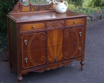 Dresser Vintage Chest Of Drawers Wood Exclusive Custom Boot Etsy