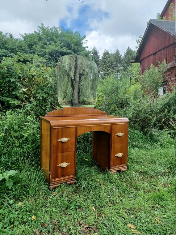 Furniture Vintage Mid Century Art Deco Vanity Desk Office Furniture Desks
