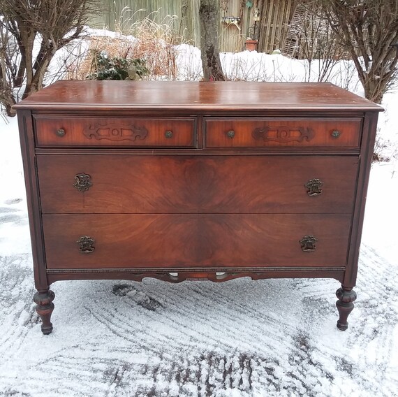 Dresser Vintage Low Boy Chest Of Drawers Available To Be Etsy