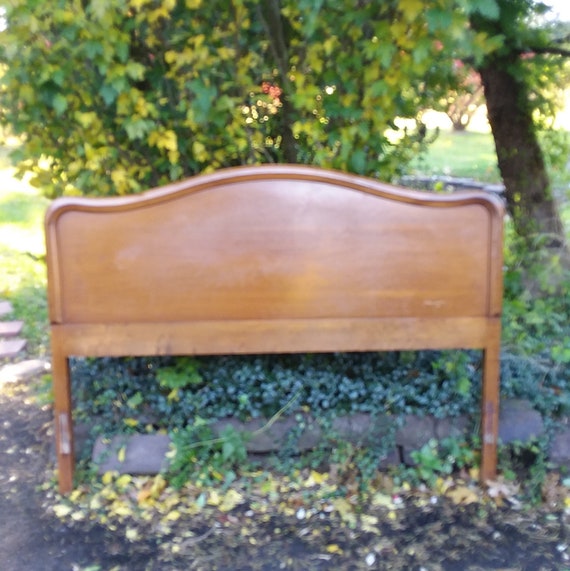 HEADBOARD /Full Size Solid Wood Vintage French Provincial Etsy